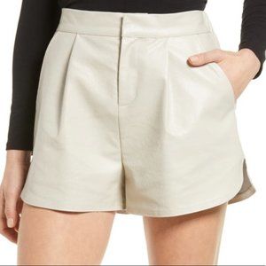 NEW Grey Lab Vegan Leather Shorts